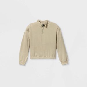 Art Class Girl Quarter Zip Pullover